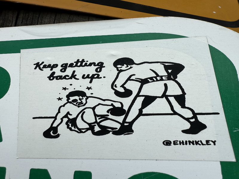 Keep getting back up