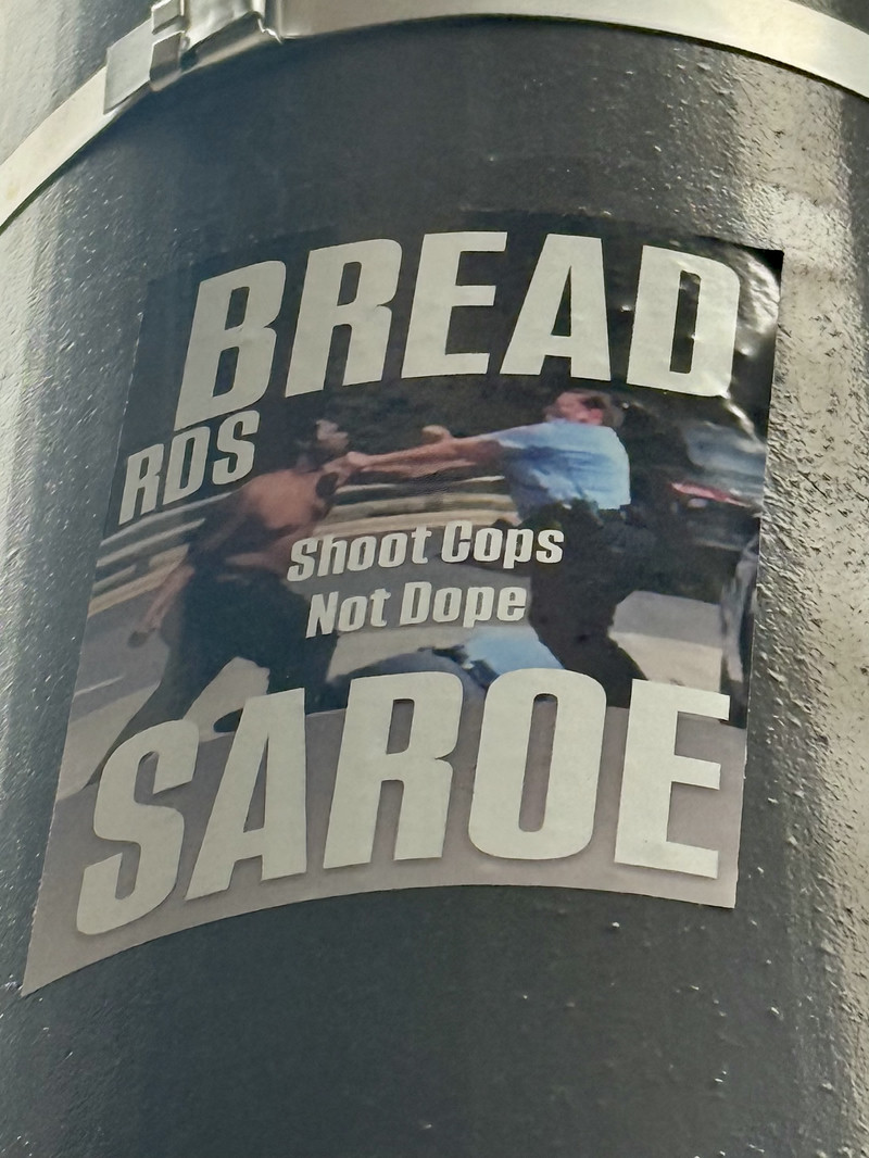 Shoot cops, not dope