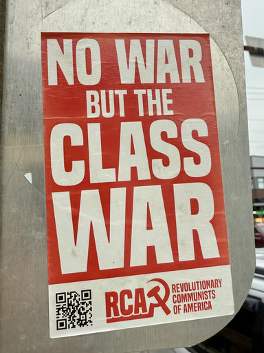 No war but the class war