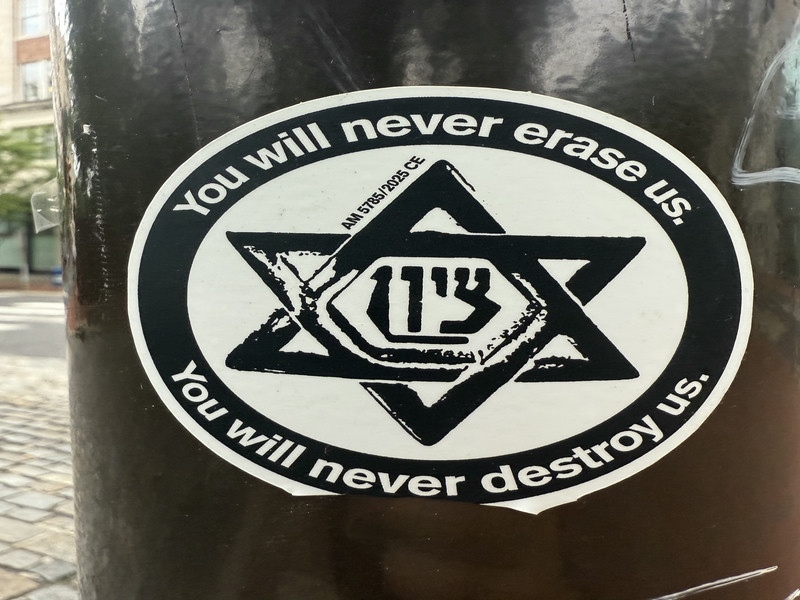 You will never erase us