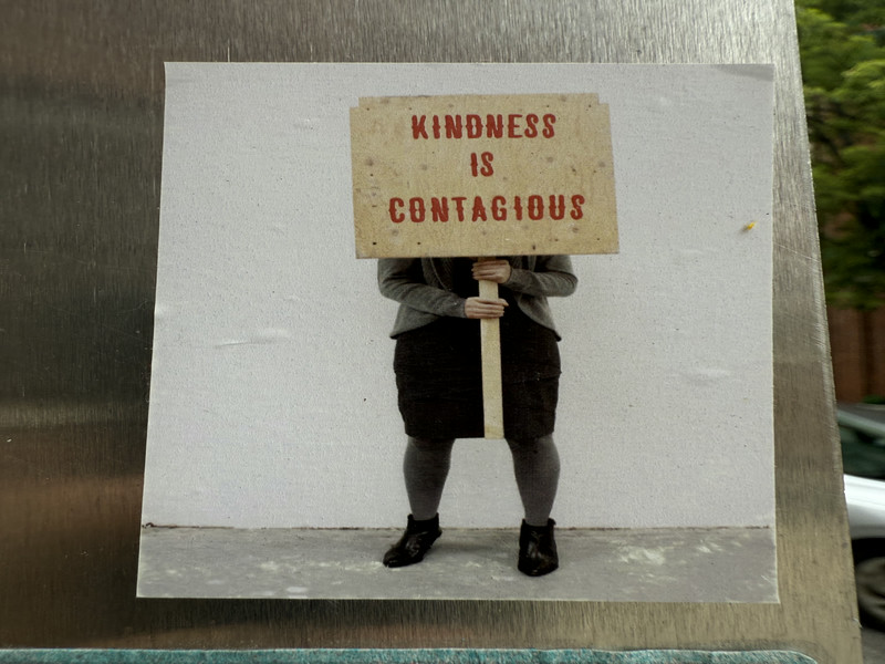 Kindness is contagious