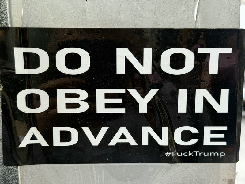 Do Not Obey in Advance