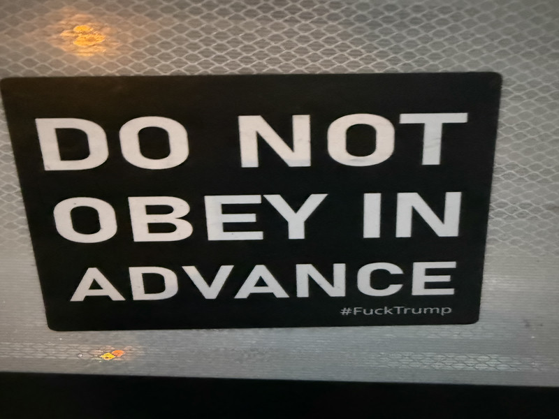 DO NOT OBEY IN ADVANCE